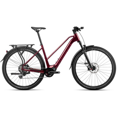 ORBEA KEMEN MID 30 TRAPEZ Electric Trekking Bike Red 2023 0